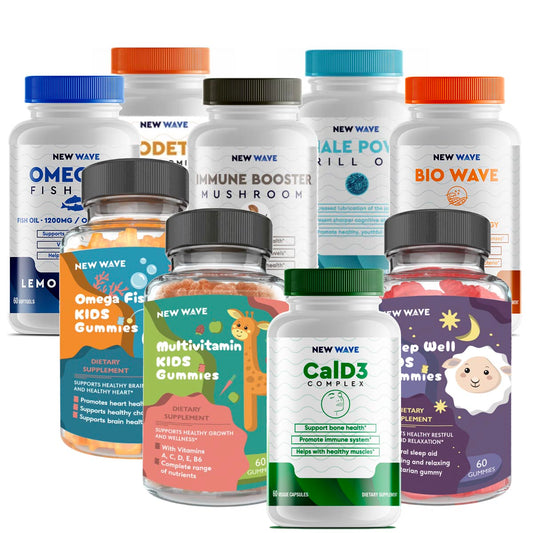 Starter Kit ELITE: 6 Essential Supplements and 3 Kids Series Gummies